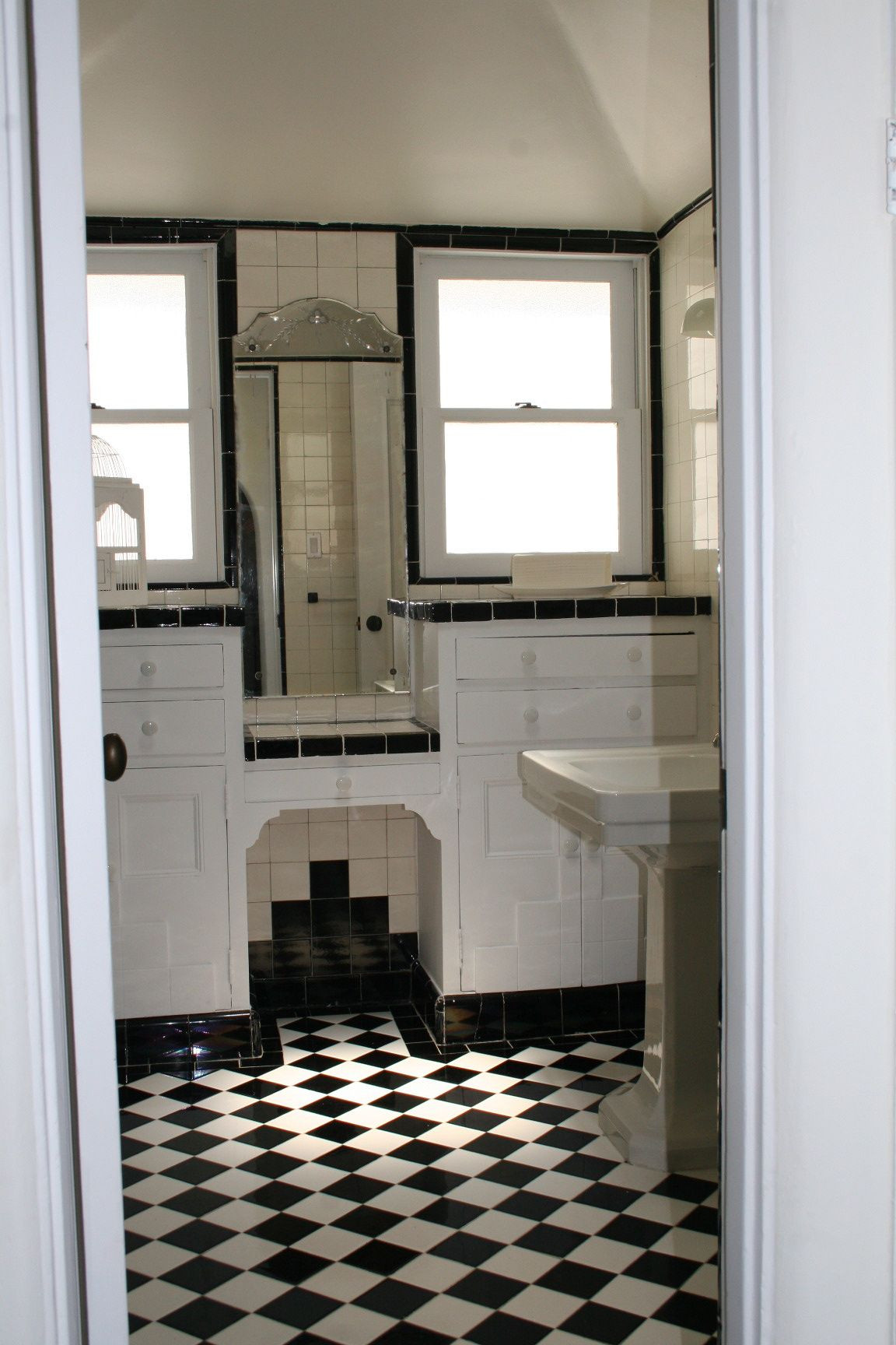 1920S Bathroom Tile
 Restored tile bathroom in a 1920 s Spanish home in the