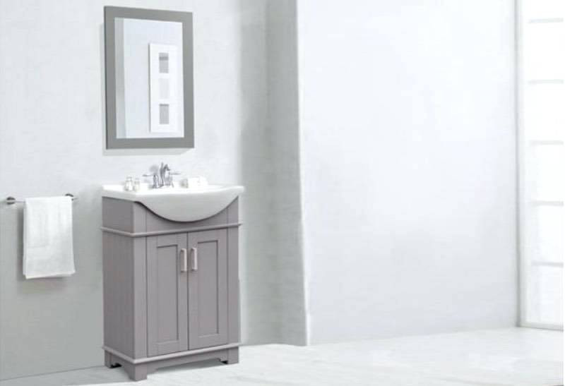 21 Inch Wide White Bathroom Vanity
