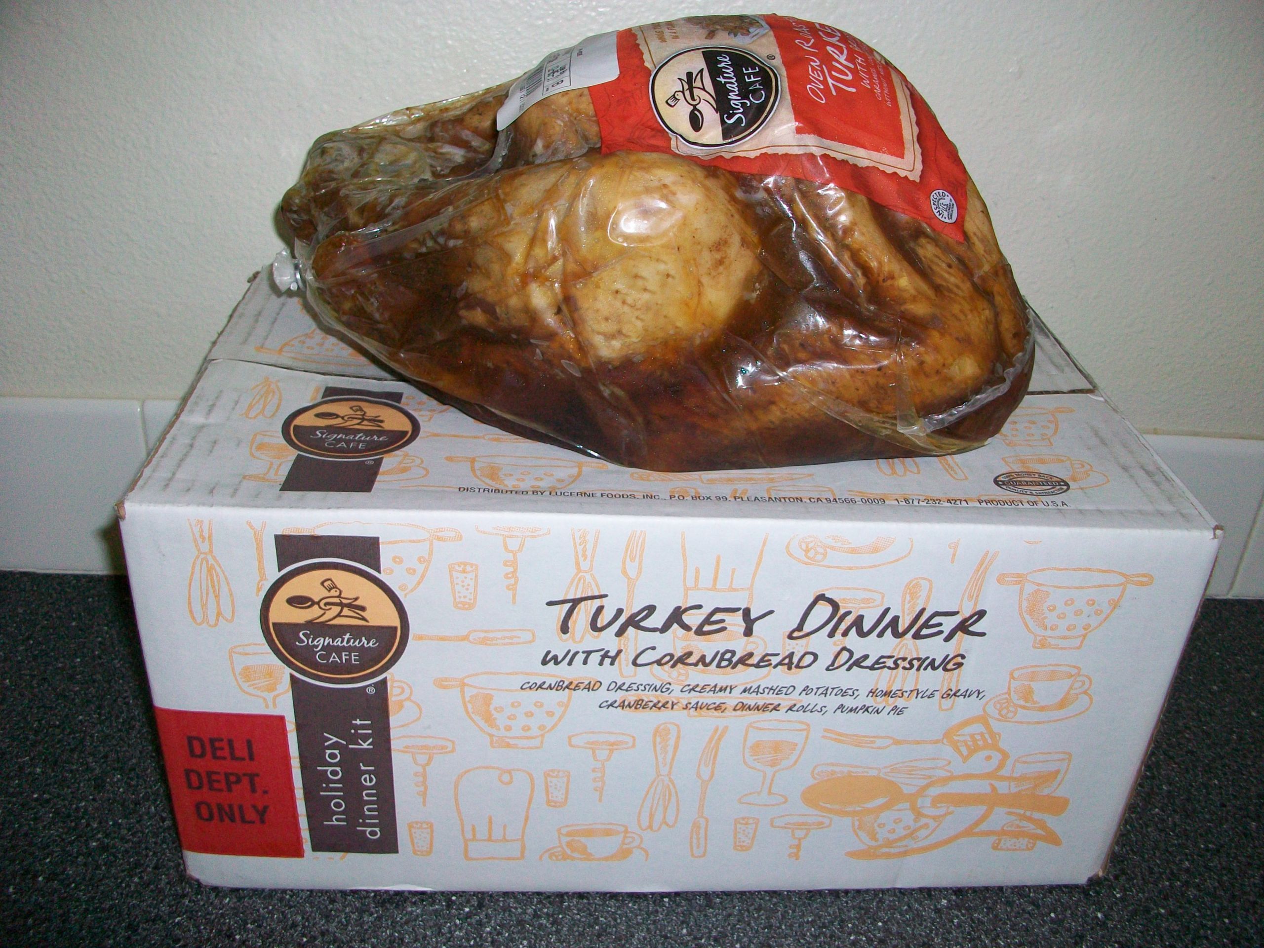 Albertsons Turkey Dinners
 safeway deli turkey dinner