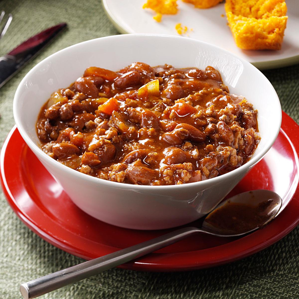 America'S Test Kitchen Ground Beef Chili
 Hearty Beef & Bean Chili Recipe