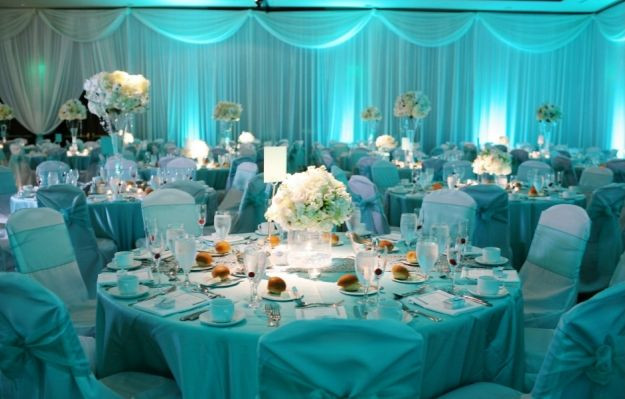 Aqua Wedding Decorations
 tiffany blue aqua lighting wedding decor ideas
