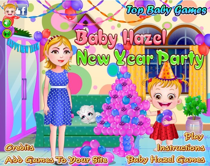 Baby Hazel Party Games
 Baby Hazel New Year game