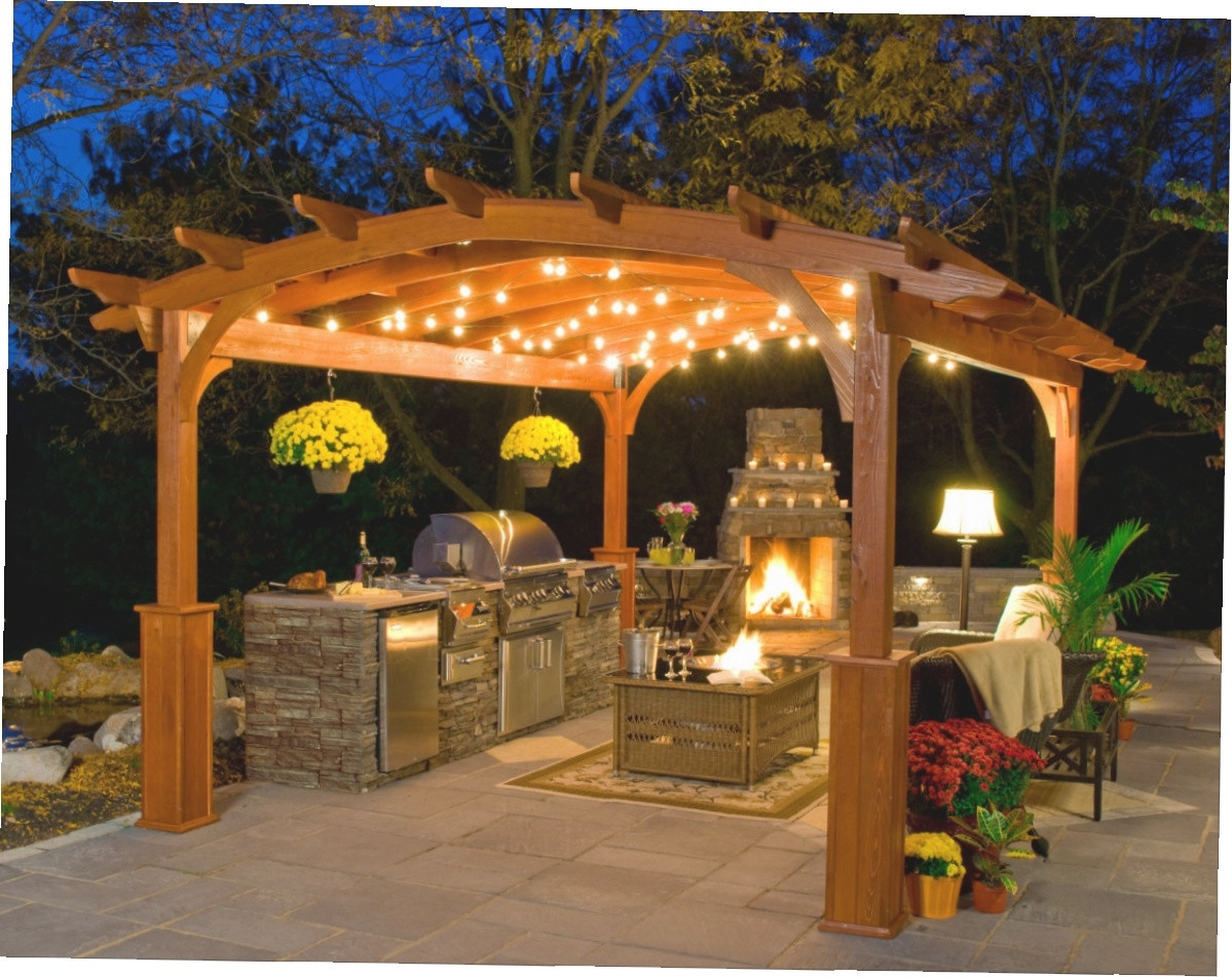 Backyard Solar Lighting Ideas
 Landscape Lighting Ideas Outdoor Backyard Lounge Area With