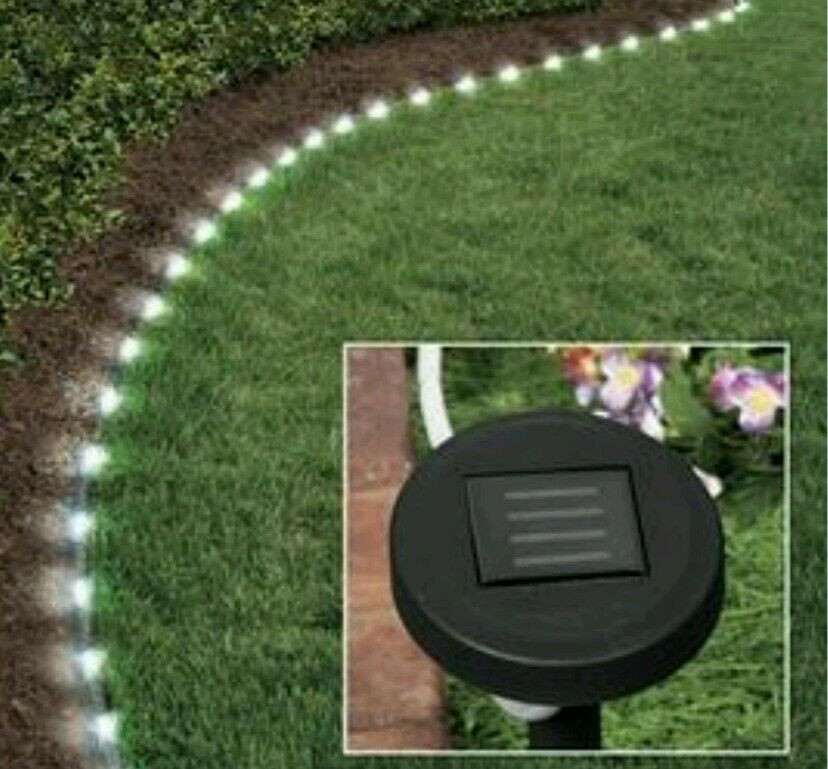 Backyard Solar Lighting Ideas
 Solar Rope Path Light 16 FEET LED Garden Outdoor Light