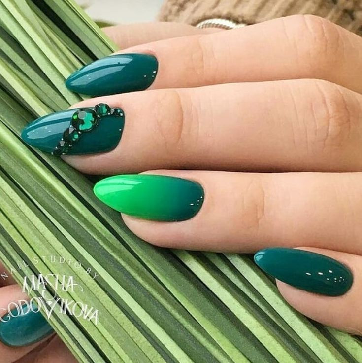 Beautiful Nails St Louis Mo
 50 Manicure ideas based green color 2018 Nails