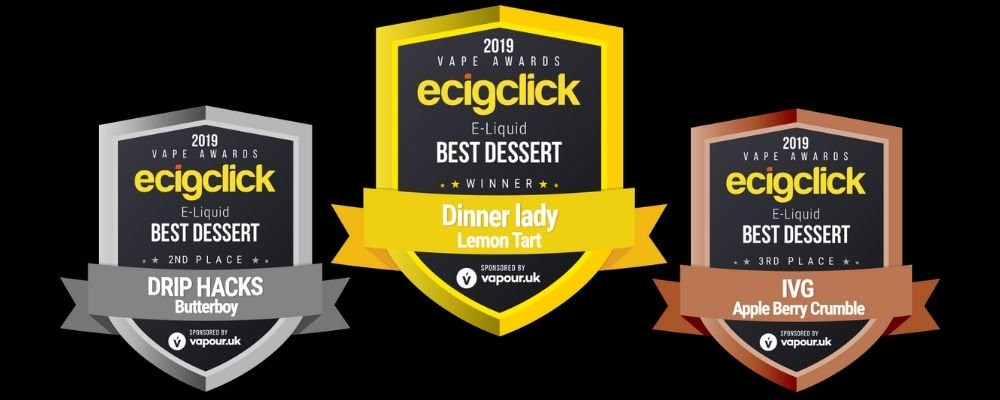 Best Dessert E Juice
 Ecigclick Vape Awards 2019 Voted by Vapers Results