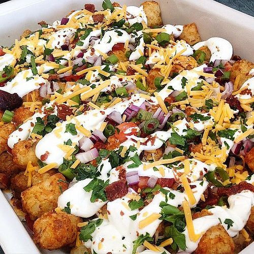 Best Side Dishes For Burgers
 Loaded Tater Tot Casserole What s Cookin Chicago