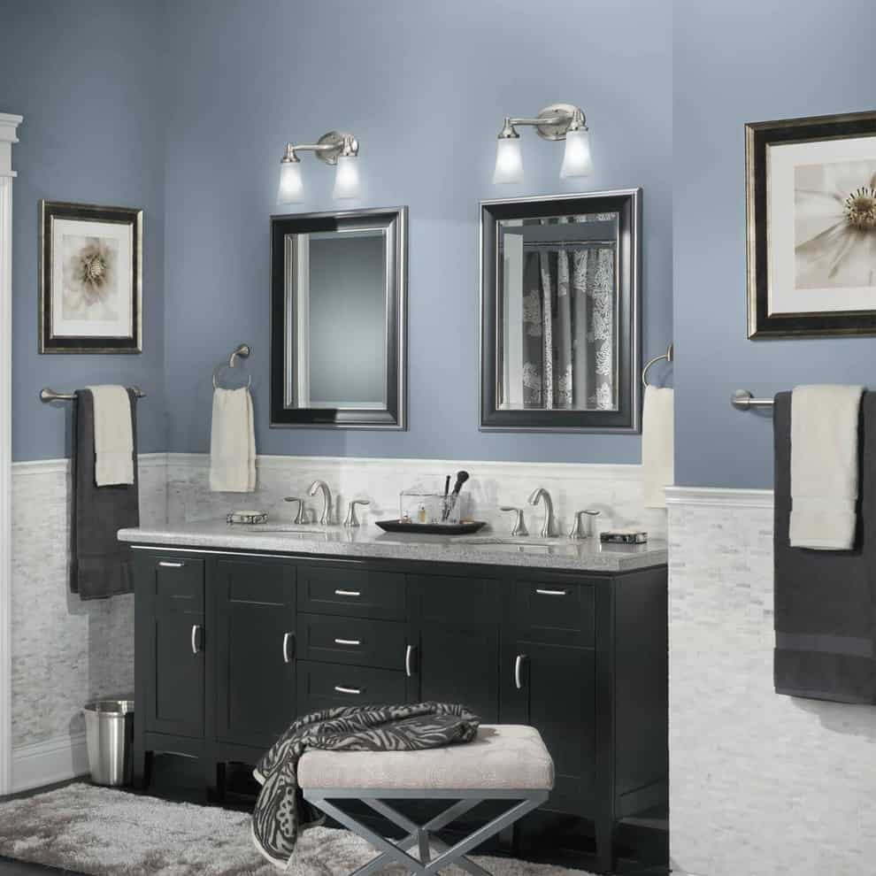 Blue Gray Bathroom Paint
 Bathroom Paint Colors That Always Look Fresh and Clean