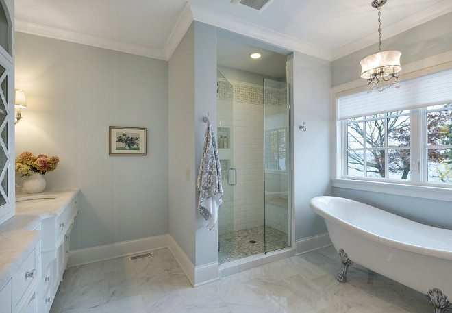 Blue Gray Bathroom Paint
 Inspiring Lake House Interiors Home Bunch Interior