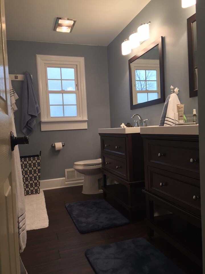 Blue Gray Bathroom Paint
 The 25 best Blue gray bedroom ideas on Pinterest