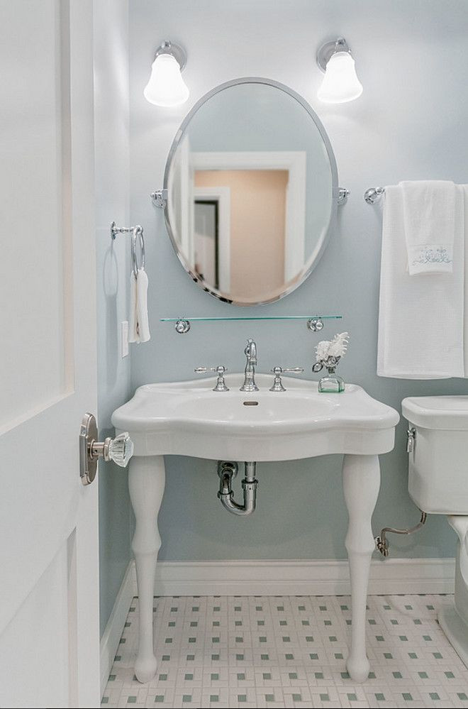 Blue Gray Bathroom Paint
 Blue gray bathroom paint color The wall paint is from