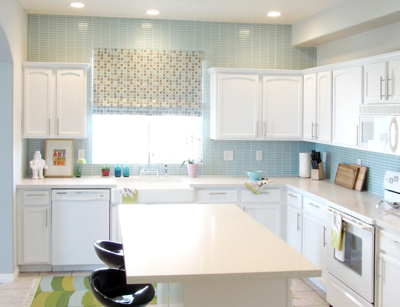 Blue Kitchen Backsplash Ideas
 Make the Kitchen Backsplash More Beautiful