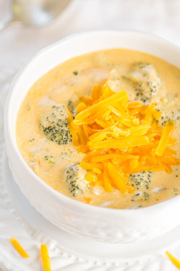 Broccoli Cheddar Soup
 The Best Broccoli Cheese Soup Better Than Panera Copycat