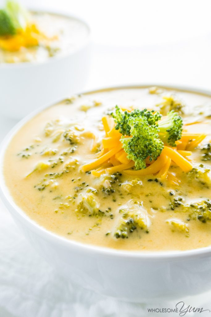Broccoli Cheddar Soup
 Easy Broccoli Cheese Soup Recipe 5 Ingre nts
