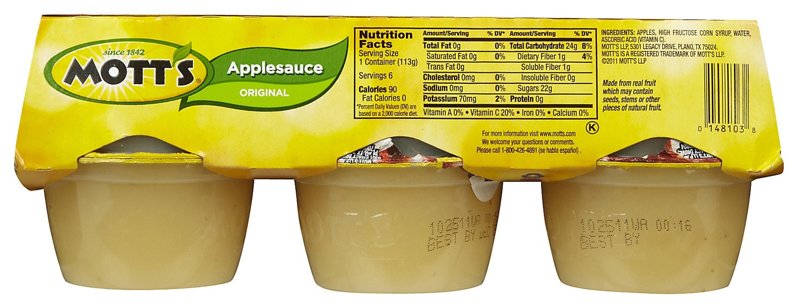 Calories In Unsweetened Applesauce
 Safeway Mott s Applesauce 6 pack $0 50 each