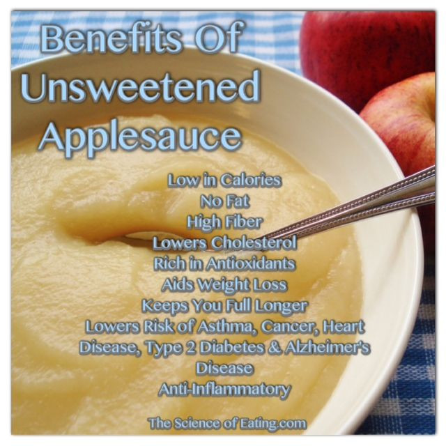 Calories In Unsweetened Applesauce
 185 best Health images on Pinterest