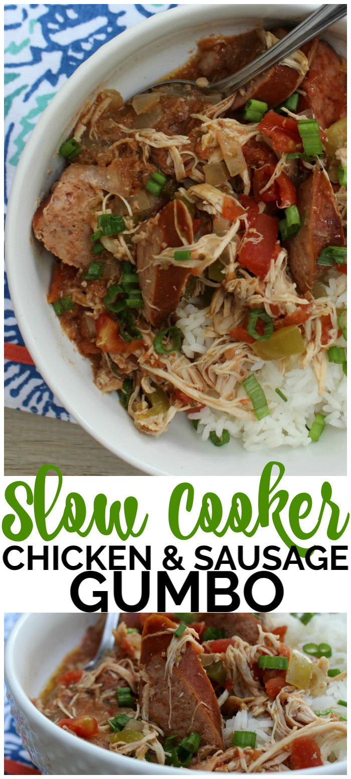 Chicken And Sausage Gumbo Slow Cooker
 Slow Cooker Chicken and Sausage Gumbo