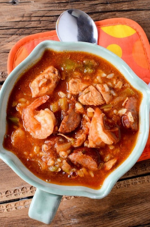 Chicken And Sausage Gumbo Slow Cooker
 Slow Cooker Crock Pot Gumbo Recipe with Sausage Chicken