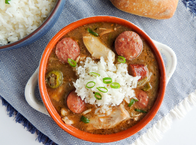 Chicken And Sausage Gumbo Slow Cooker
 Slow Cooker Chicken & Sausage Gumbo
