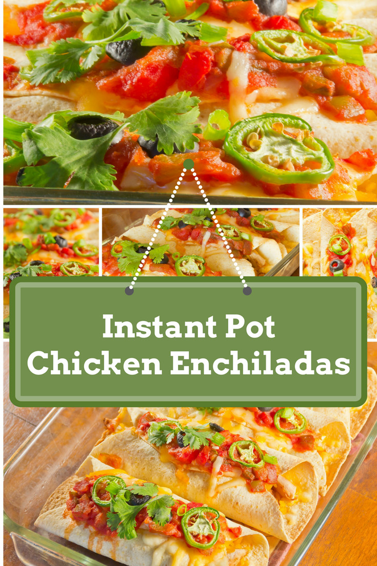 Chicken Enchiladas Instant Pot
 Easy As 1 2 3–Instant Pot Chicken Enchiladas