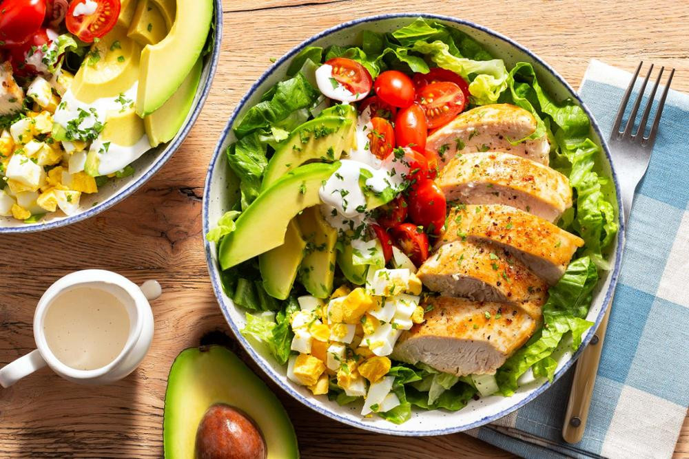 Chicken Salad Recipes With Eggs
 Chicken Cobb Salad with Avocado and Hard Cooked Eggs