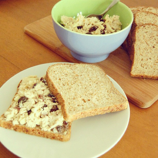 Chicken Salad Without Mayo
 Cooking for the Average Joan recipe CHICKEN SALAD