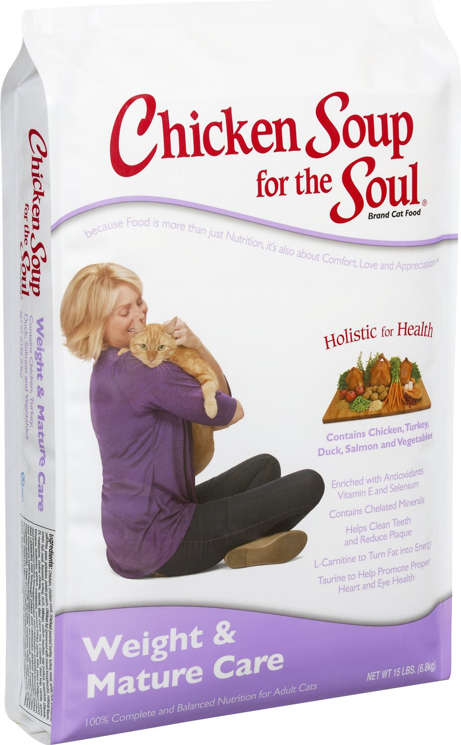 Chicken Soup Cat Food
 Chicken Soup for the Soul Weight & Mature Care Dry Cat
