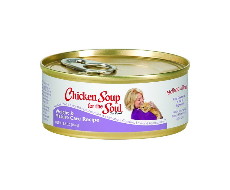 Chicken Soup Cat Food
 Chicken Soup for the Soul Weight & Mature Care Canned Cat