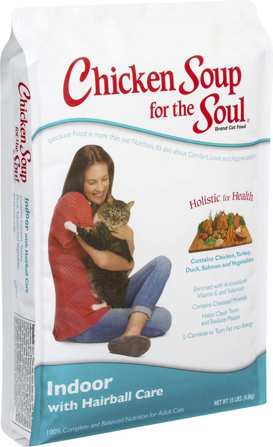 Chicken Soup Cat Food
 Chicken Soup for the Soul Indoor with Hairball Care Dry