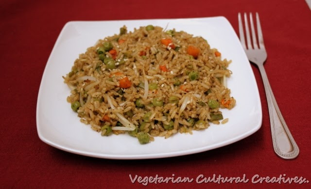 Chinese Fried Rice Veg
 Ve arian Cultural Creatives Whole grain Chinese
