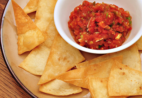 Chips And Salsa Recipe
 Culinarily Curious Say hello to spring with homemade