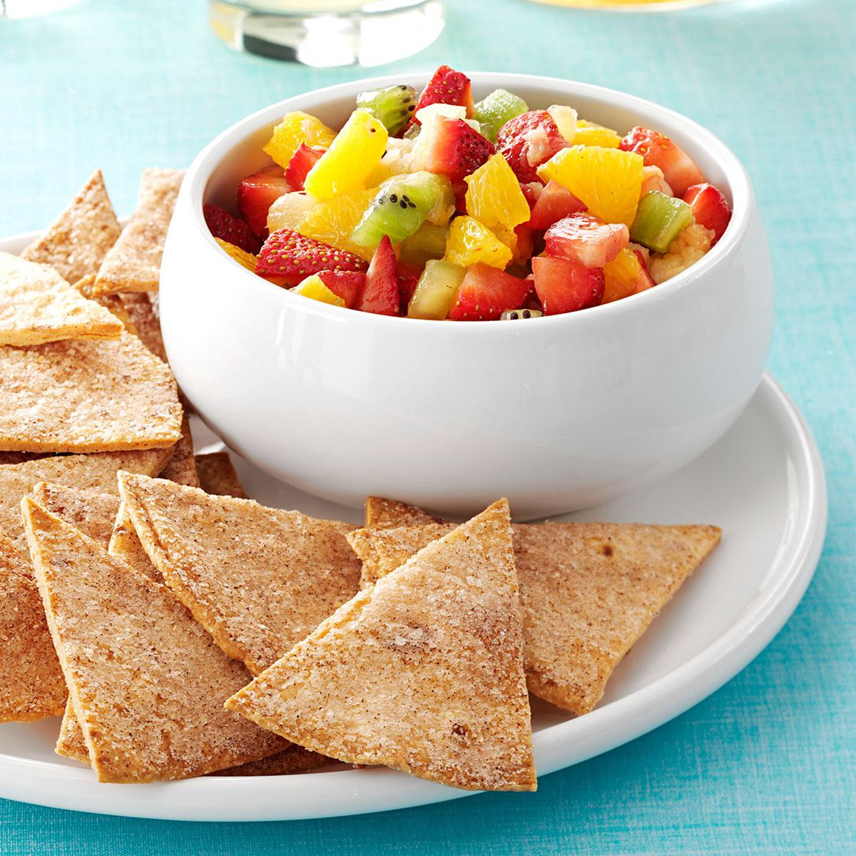 Chips And Salsa Recipe
 Fruit Salsa with Cinnamon Chips Recipe