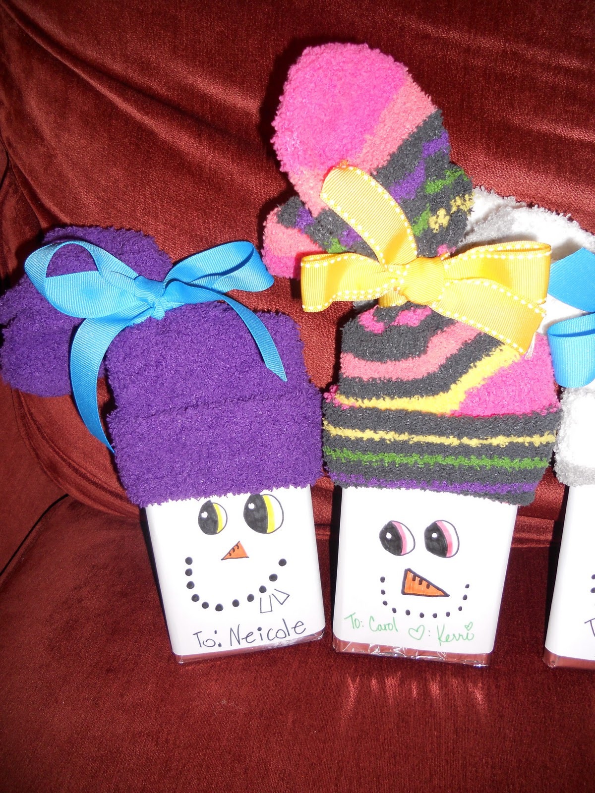 Christmas Socks Gift Ideas
 Teacher Bits and Bobs Cozy Snowman Cuteness and family