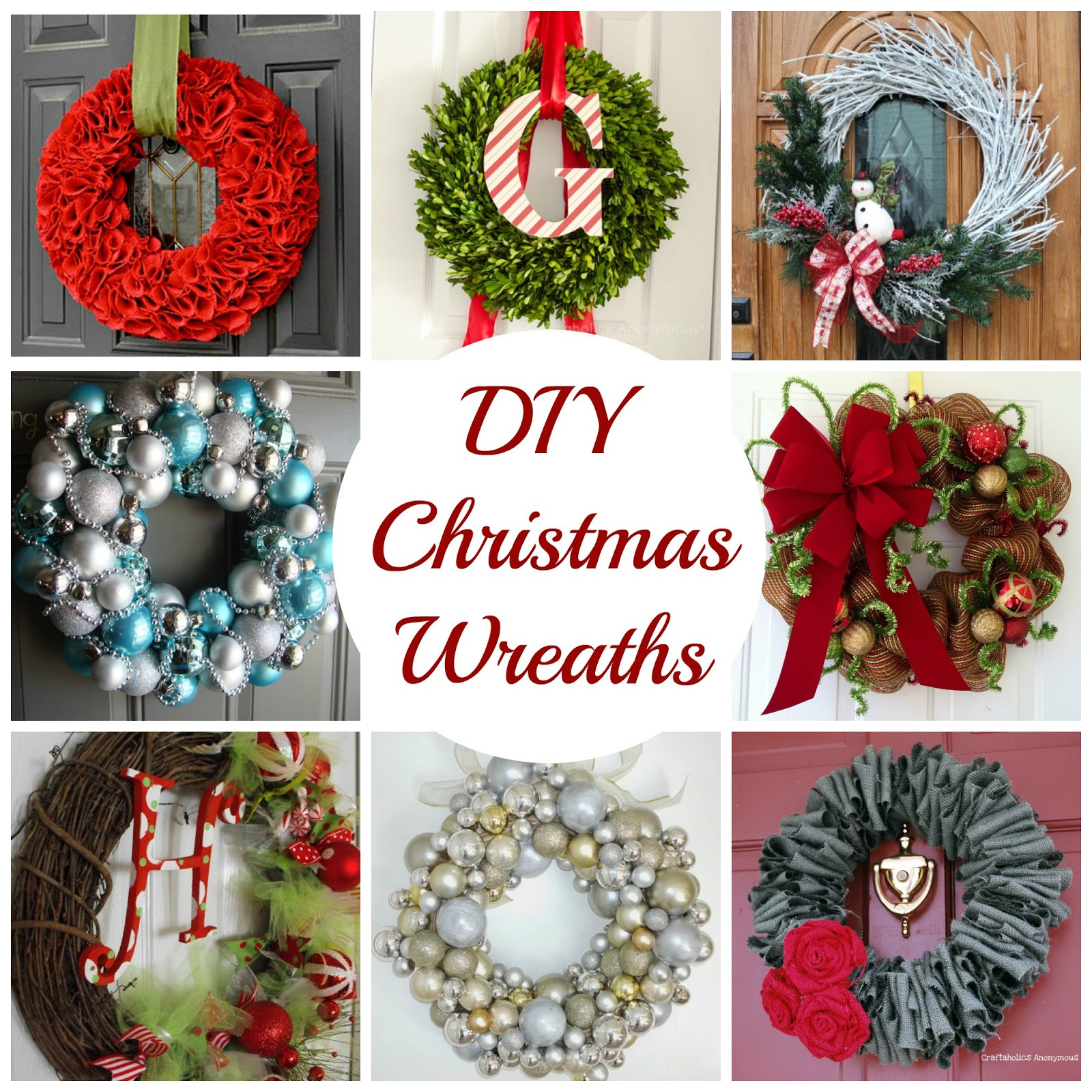 Christmas Wreath DIY
 Decorating Cents DIY Christmas Wreaths