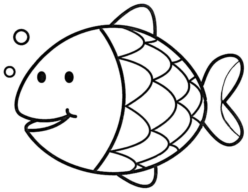 Coloring Pages Fish For Kids
 Easy Coloring Pages