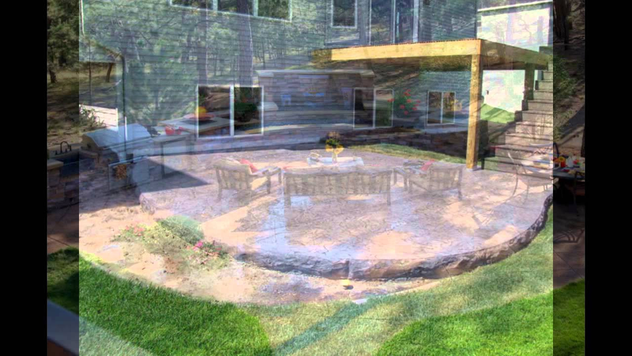 Concreting Backyard Cost
 Stamped concrete patio cost