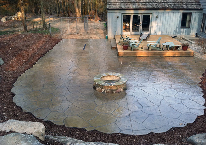 Concreting Backyard Cost
 What Exactly Are Stamped Concrete Patios