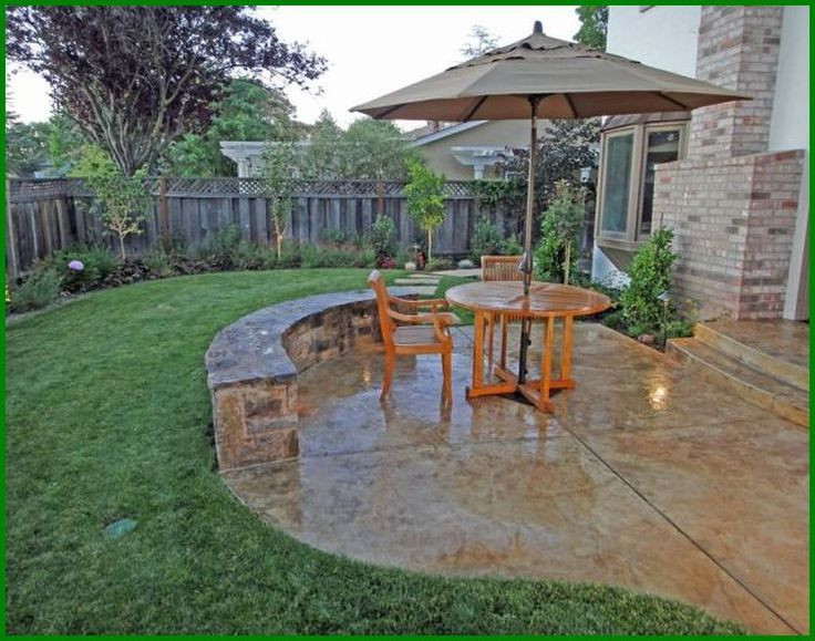 Concreting Backyard Cost
 17 Best ideas about Concrete Patio Cost on Pinterest