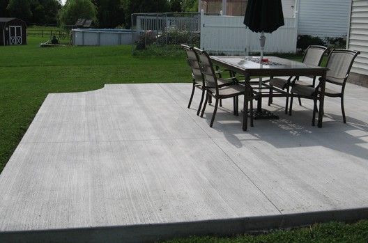 Concreting Backyard Cost
 Broom finish concrete is a bud friendly option to