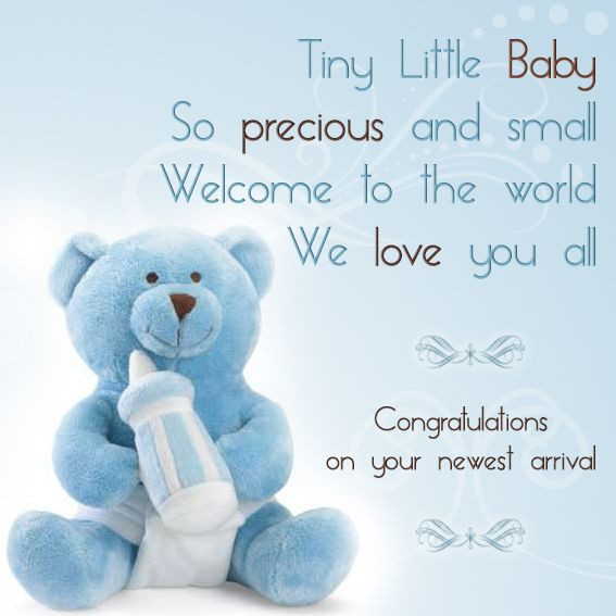 Congratulations On Baby Quotes
 Congratulations baby boy message Use as an e card or