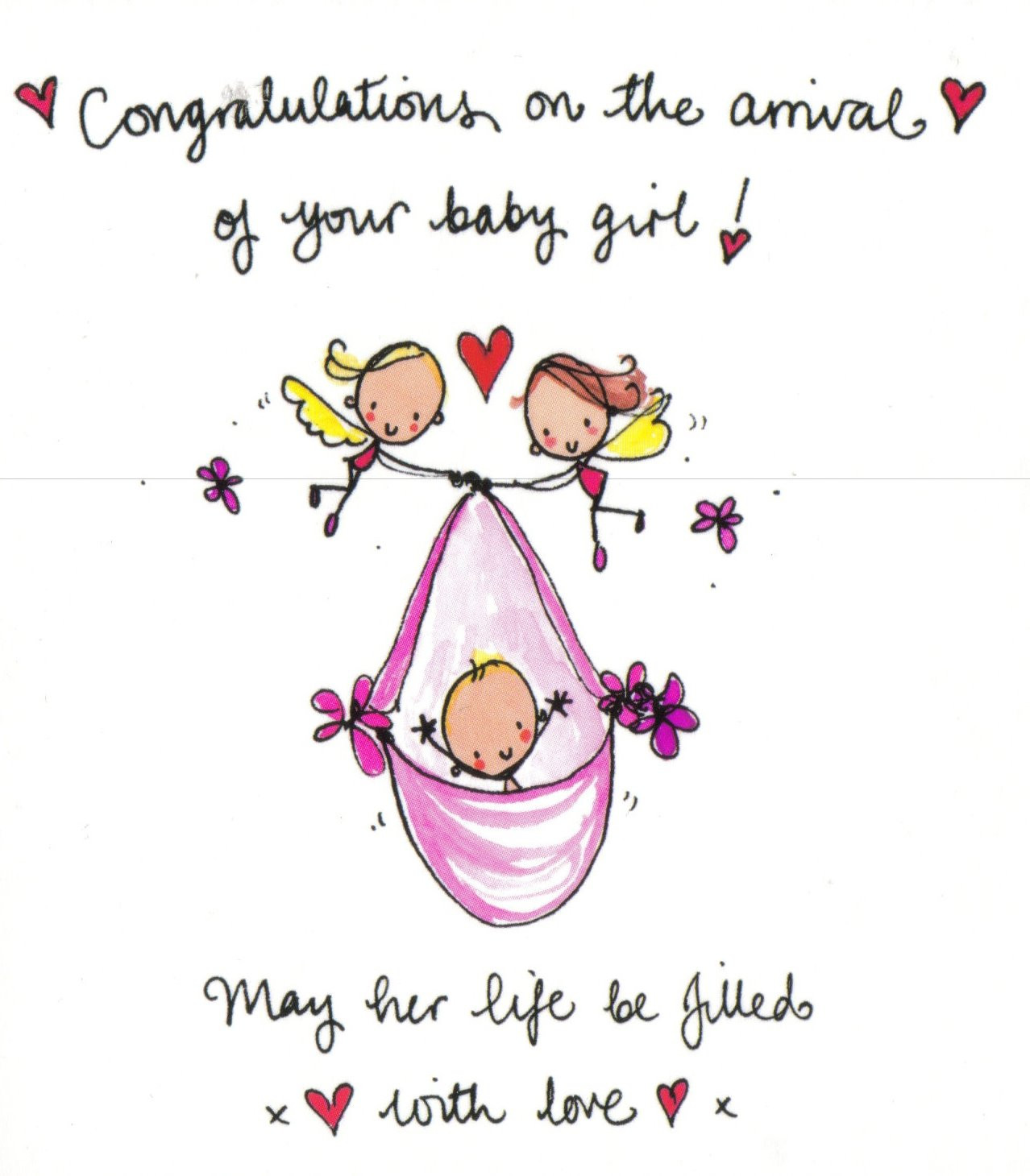 Congratulations On Baby Quotes
 Baby Girl Arrival Quotes QuotesGram