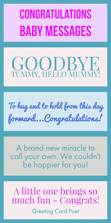 Congratulations On Baby Quotes
 Congratulations baby messages quotes wishes and sayings