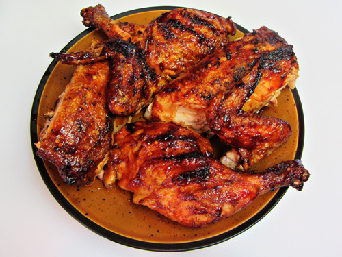 Cooking A Whole Chicken On The Grill
 Grilled Butterflied Whole Chicken with Barbecue Sauce