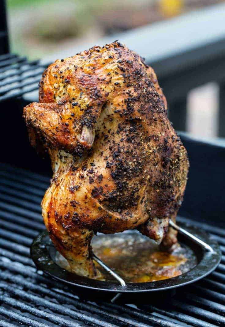 Cooking A Whole Chicken On The Grill
 How to Grill a Whole Chicken Garnish with Lemon