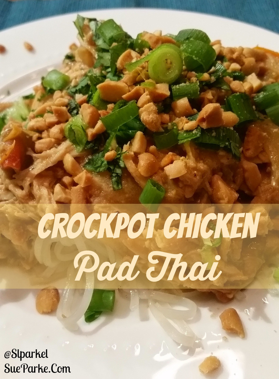 Crockpot Pad Thai
 Crockpot Chicken Pad Thai Sparke Fitness