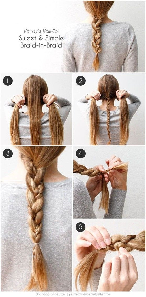 Cute And Easy Braided Hairstyles
 20 Cute and Easy Braided Hairstyle Tutorials