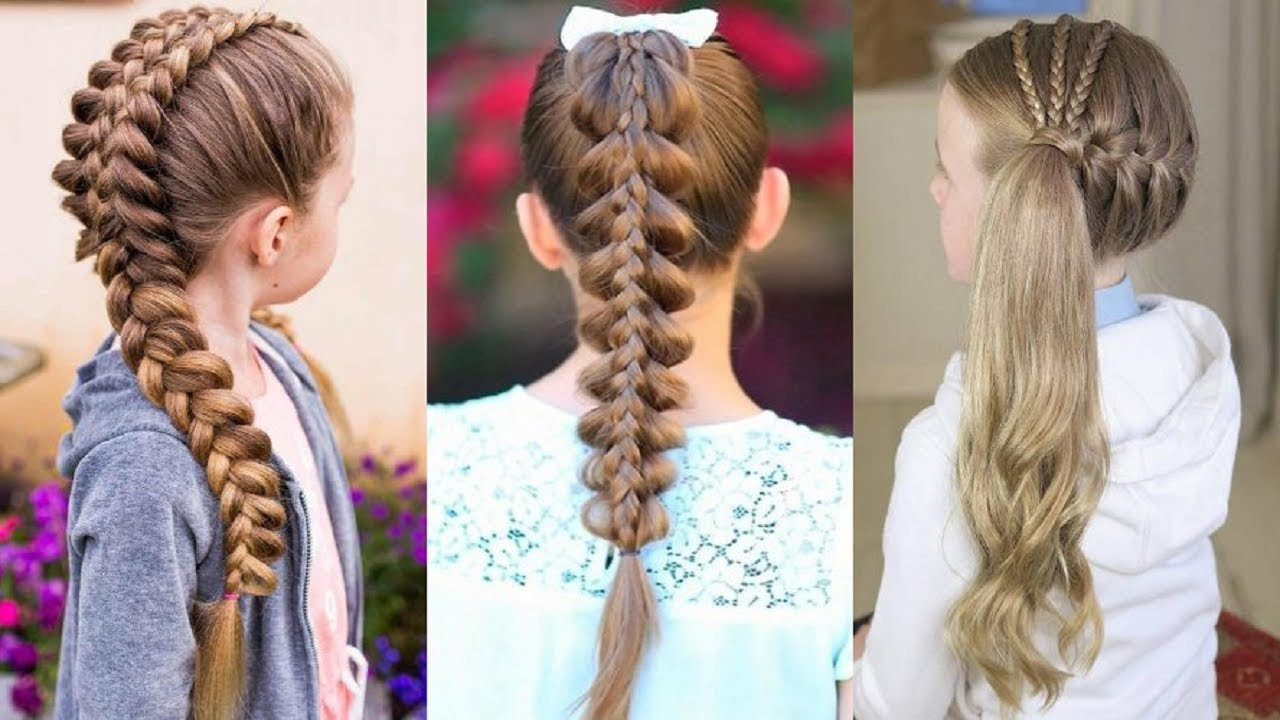 Cute And Easy Braided Hairstyles
 11 Easy Braid Hairstyles For Kids 😱 Cute Hairstyles For