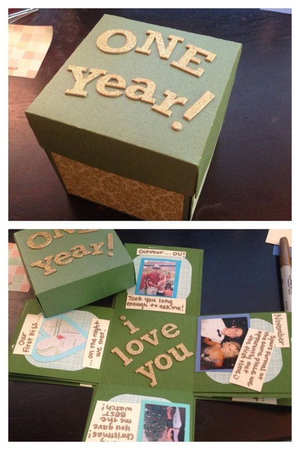 Cute Boyfriend Gift Ideas
 First Year Wedding Anniversary Gift Ideas For Him