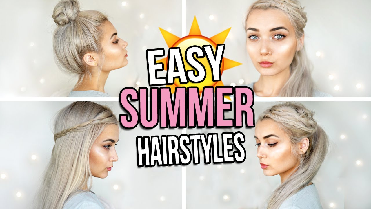 Cute Easy Summer Hairstyles
 CUTE & EASY BRAIDED SUMMER HAIRSTYLES