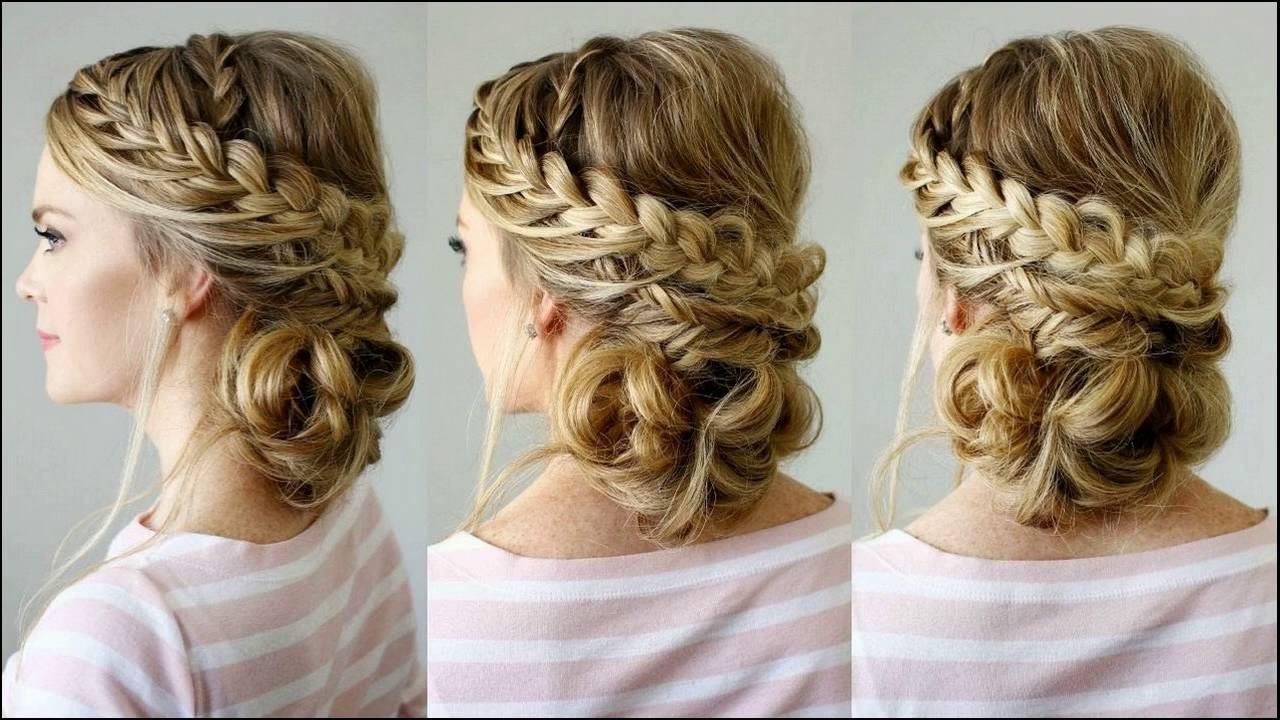 Cute Updo Hairstyles
 Messy Updo With Braids Is Cute Hairstyle Steps To Make At